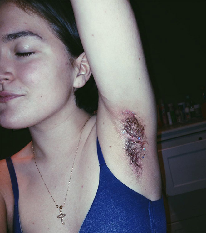 Glitter Armpits: Awkward Instagram Beauty Trend (20 pics)