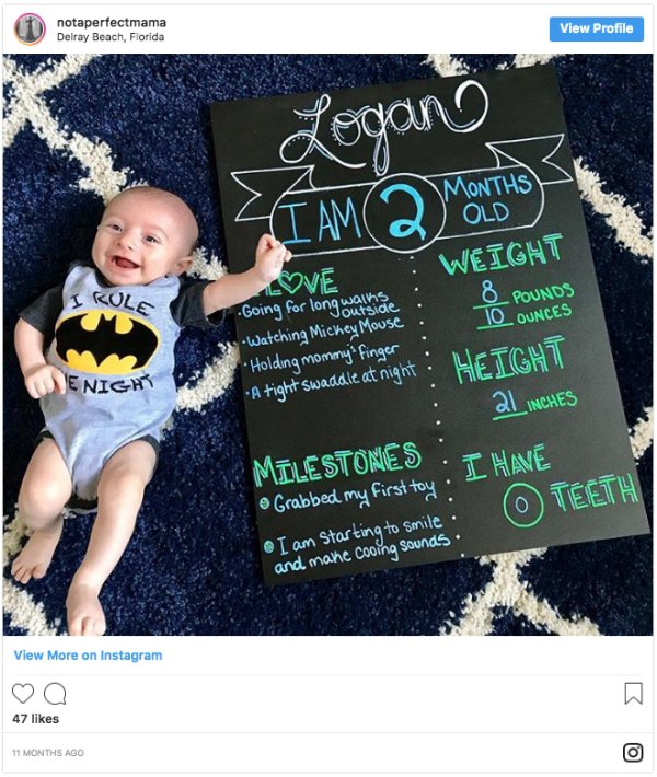Mom Shared What Her Baby Was Capable Of Every Month From Birth To A Year Old (12 pics)