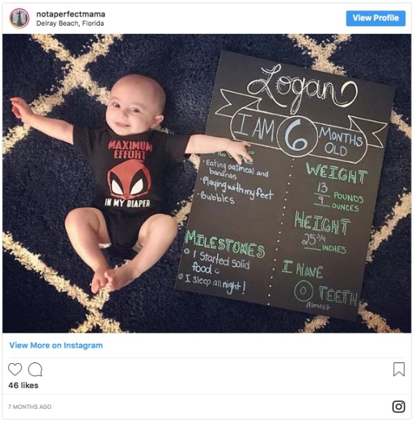 Mom Shared What Her Baby Was Capable Of Every Month From Birth To A Year Old (12 pics)