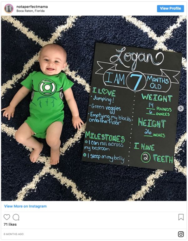 Mom Shared What Her Baby Was Capable Of Every Month From Birth To A Year Old (12 pics)
