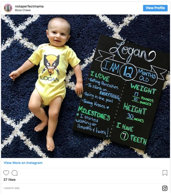 Mom Shared What Her Baby Was Capable Of Every Month From Birth To A Year Old (12 pics)