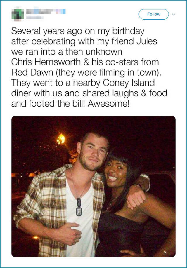 Celebrities Who Are Too Kind To Random Strangers (23 pics)