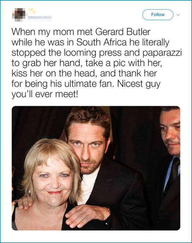 Celebrities Who Are Too Kind To Random Strangers (23 pics)