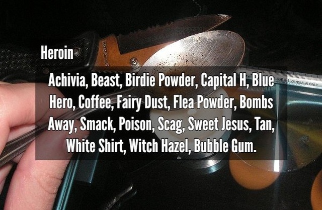 Street Names For Drugs (16 pics)