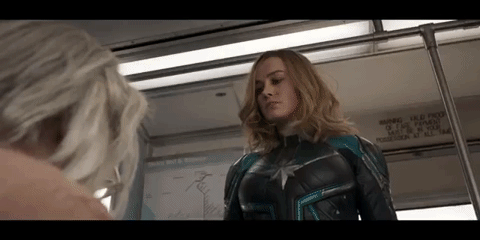 Captain Marvel Punching An Old Lady Meme (15 pics)