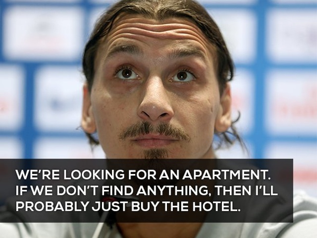 Zlatan Ibrahimovic Sometimes Says Strange Things (20 pics)