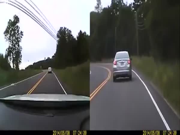 Impatient Driver Gets A Heavy Dose Of Instant Karma