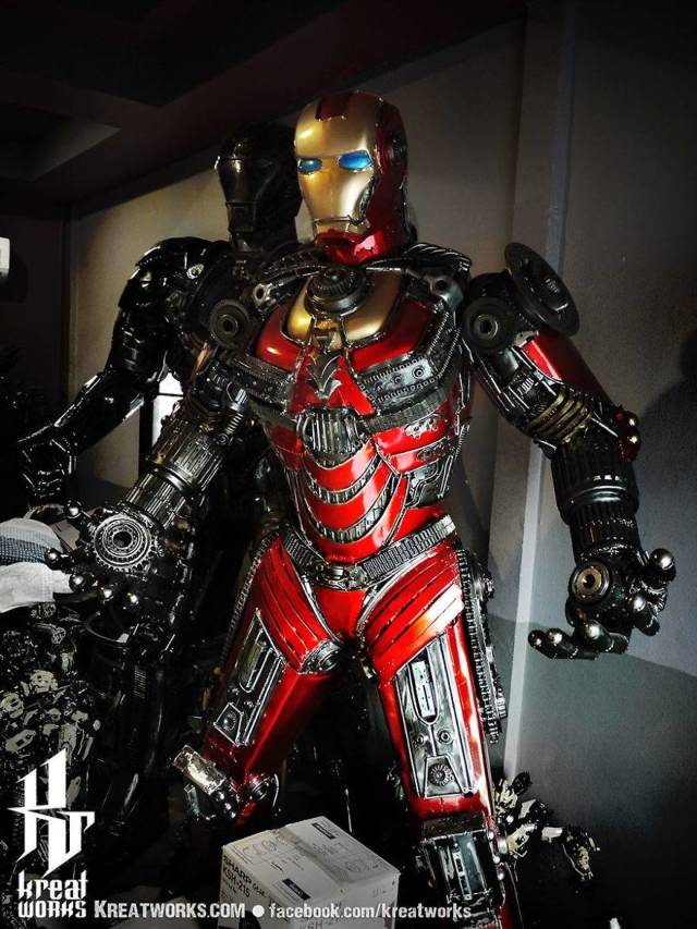 Steampunk Sculptures Made Out Of Scrap Metal (40 pics)