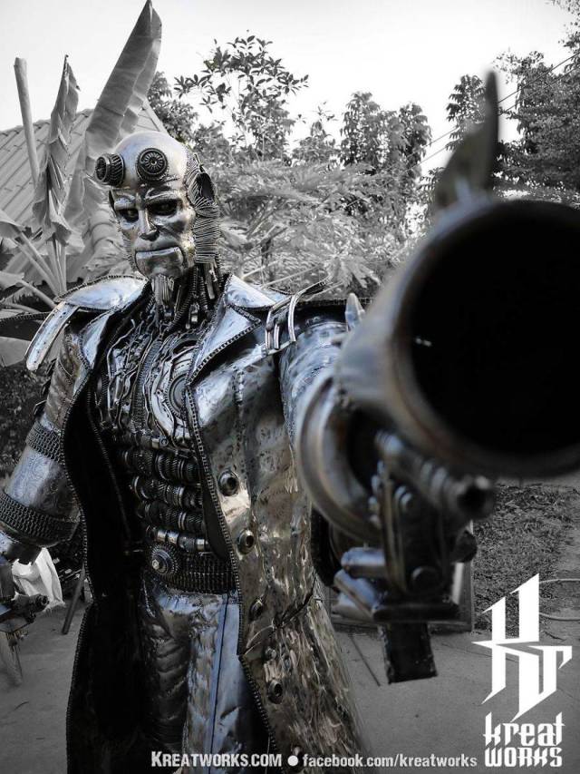 Steampunk Sculptures Made Out Of Scrap Metal (40 pics)