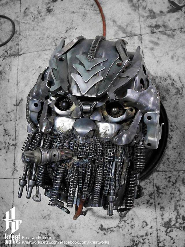 Steampunk Sculptures Made Out Of Scrap Metal (40 pics)