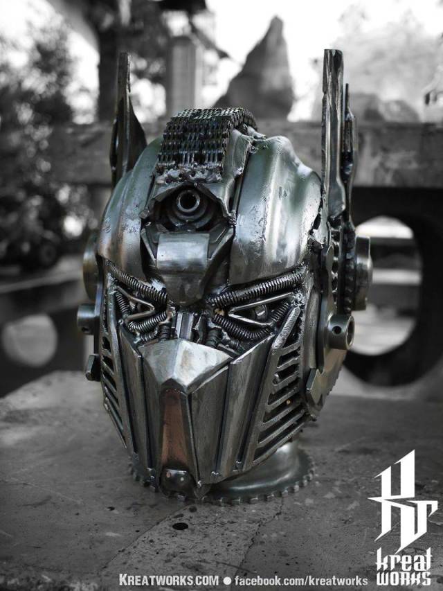 Steampunk Sculptures Made Out Of Scrap Metal (40 pics)