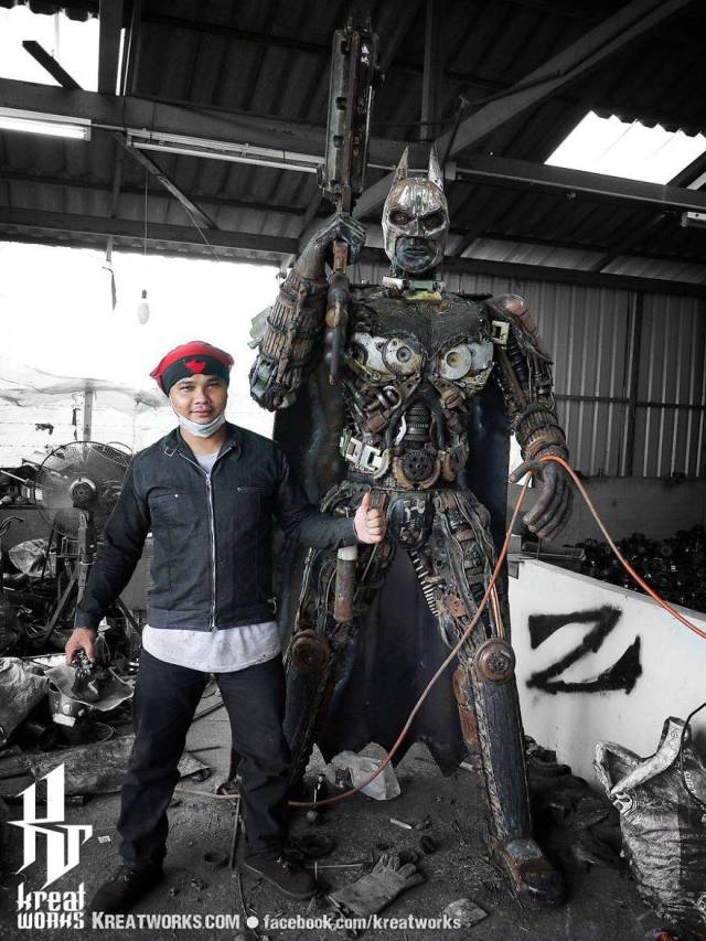 Steampunk Sculptures Made Out Of Scrap Metal (40 pics)