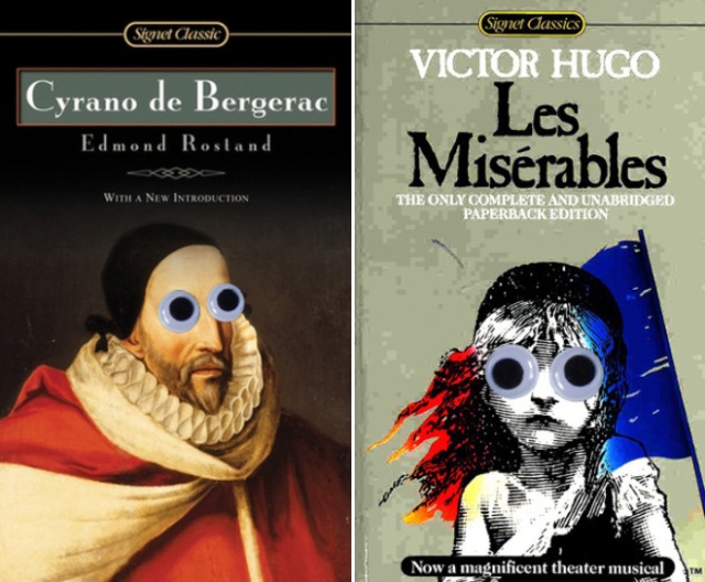 Book Covers Improved With Googly Eyes (15 pics)
