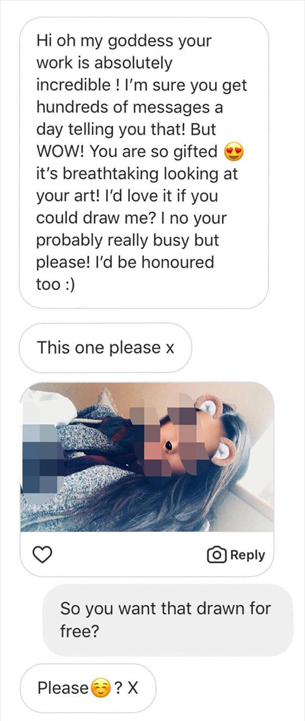 What Happens If You Ask To Draw You For Free (23 pics)