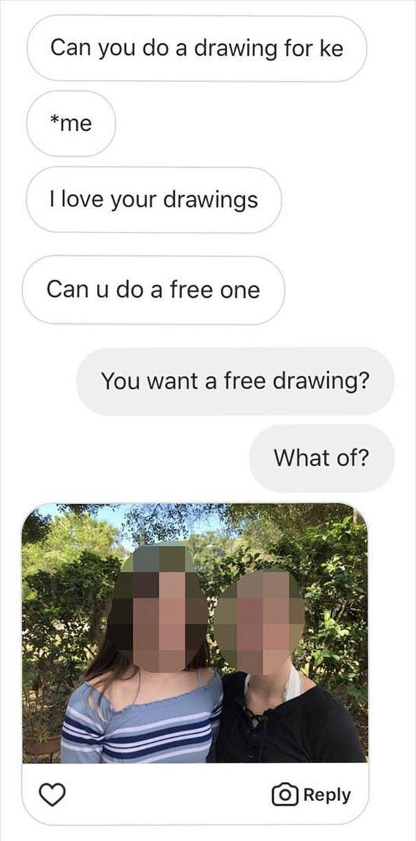 What Happens If You Ask To Draw You For Free (23 pics)