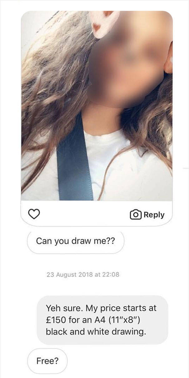 What Happens If You Ask To Draw You For Free (23 pics)