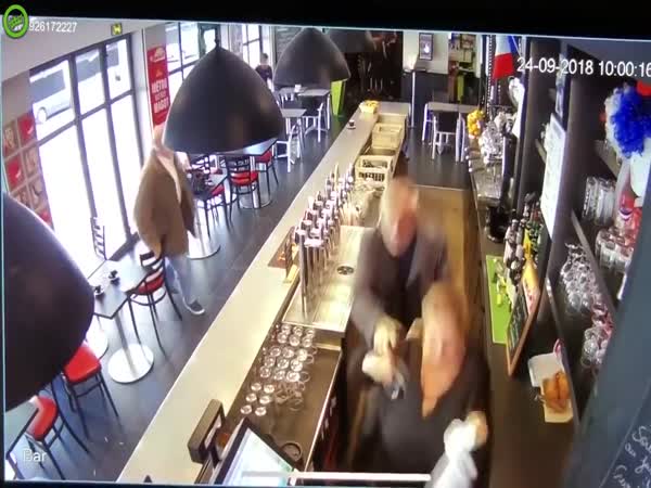 Horse Charges Into Bar Forcing Customers To Flee In Panic