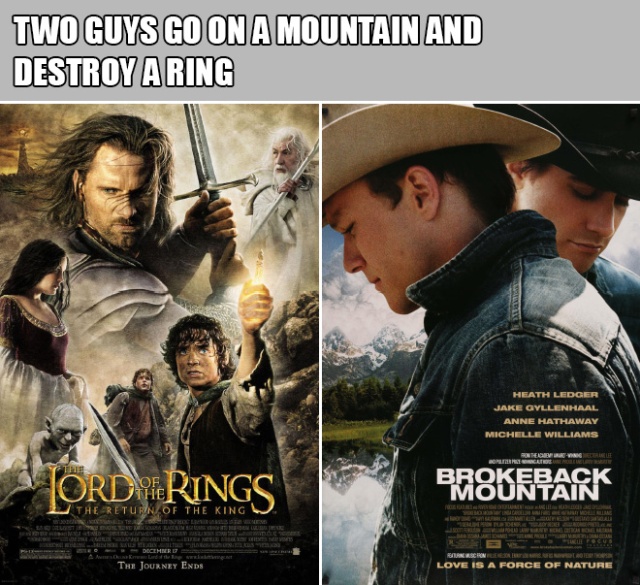 These Movies Can Be Described With The Same Sentence (15 pics)
