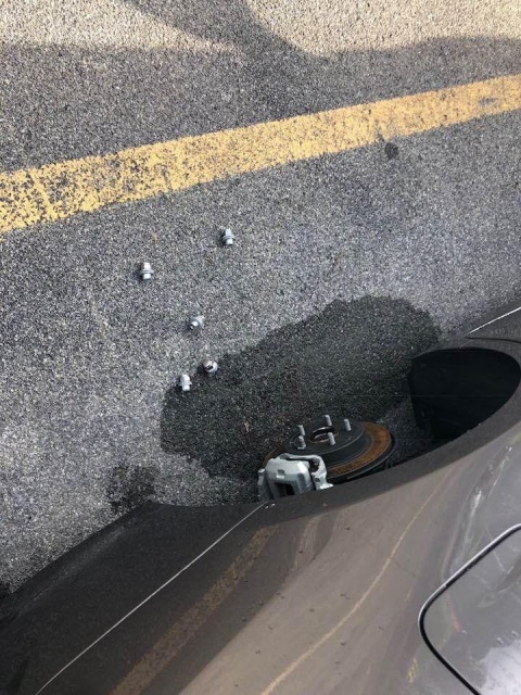 Wheels Were Stolen From Toyotas In The Parking Lot Of The Dealership (12 pics)