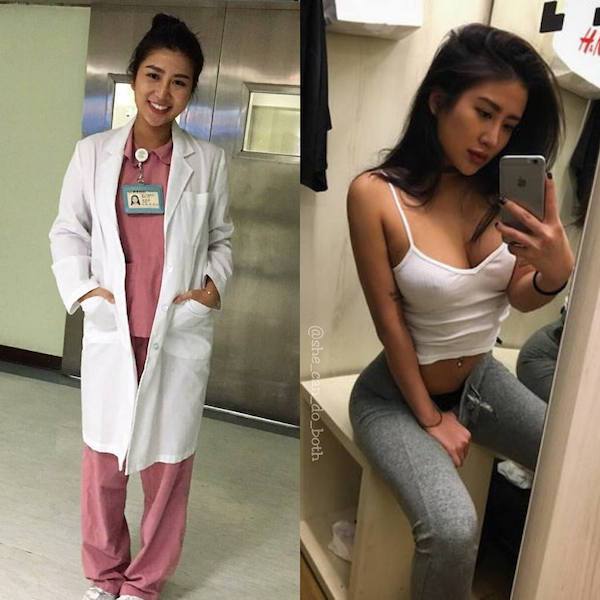 Girls In And Out Of Uniform (30 pics)