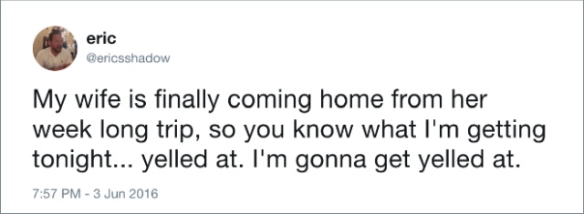 Husbands Tweet About Marriage (21 pics)