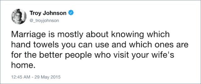 Husbands Tweet About Marriage (21 pics)