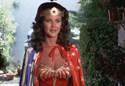 Lynda Carter As Wonder Woman (18 gifs)