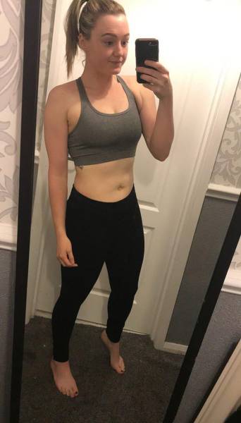 Without Alcohol She Managed To Lose 32 Kilos (9 pics)