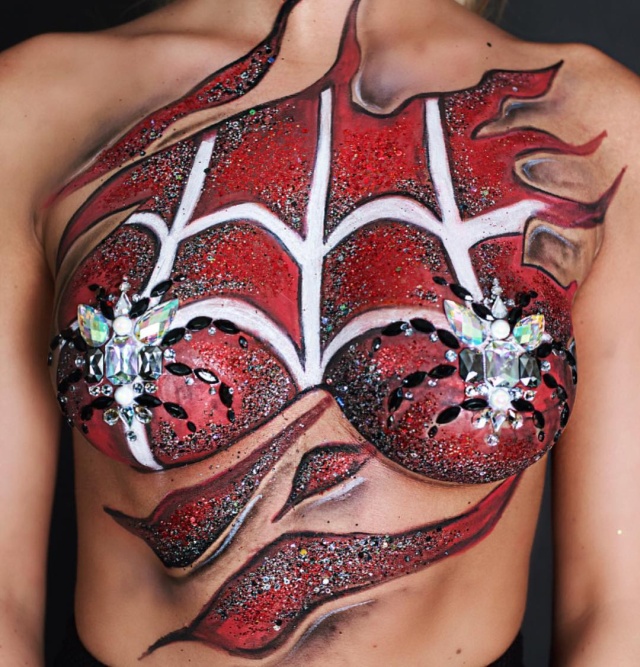 Spider Boobs For Halloween (6 pics)