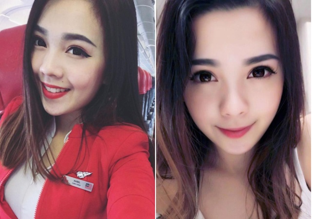 Very Pretty Chinese AirAsia Air Hostess (16 pics)