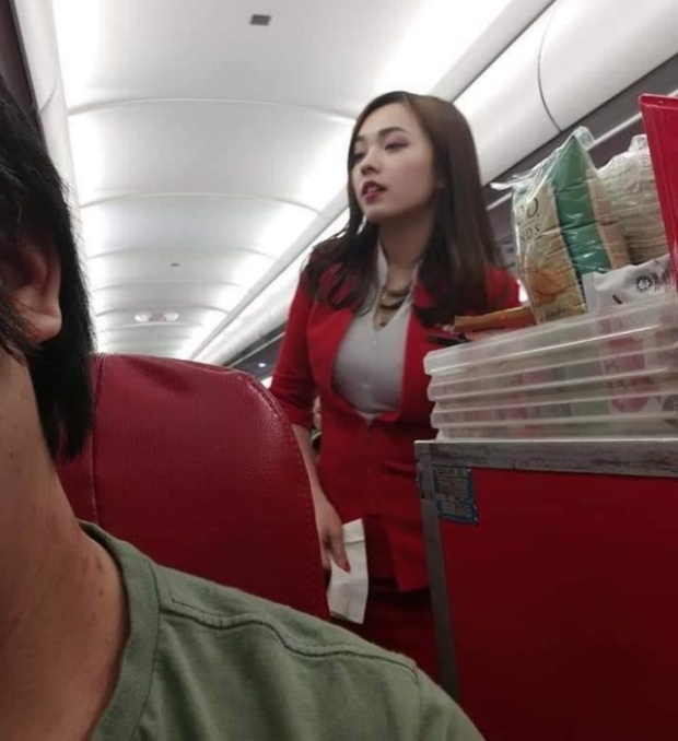 Very Pretty Chinese AirAsia Air Hostess 16