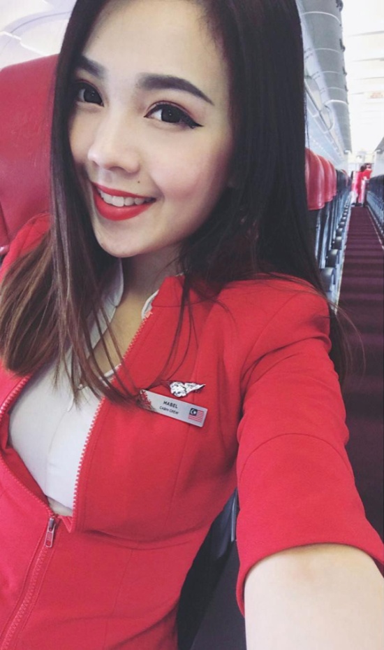 Very Pretty Chinese Airasia Air Hostess 16 Pics