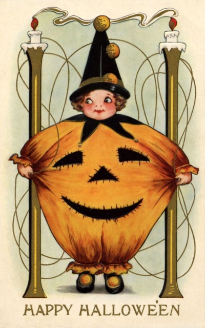 Vintage Halloween Postcards (43 pics)