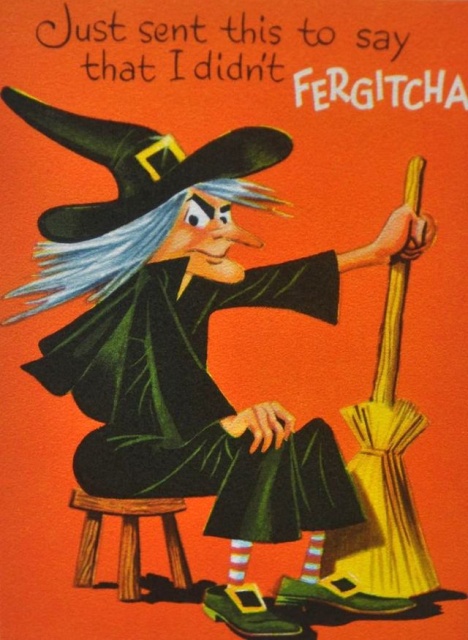 Vintage Halloween Postcards (43 pics)