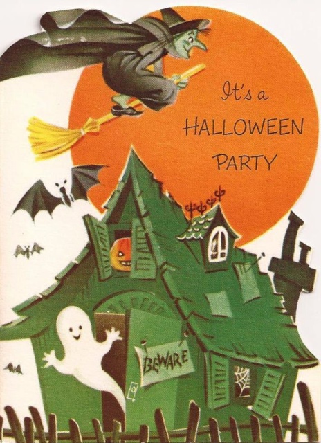 Vintage Halloween Postcards (43 pics)