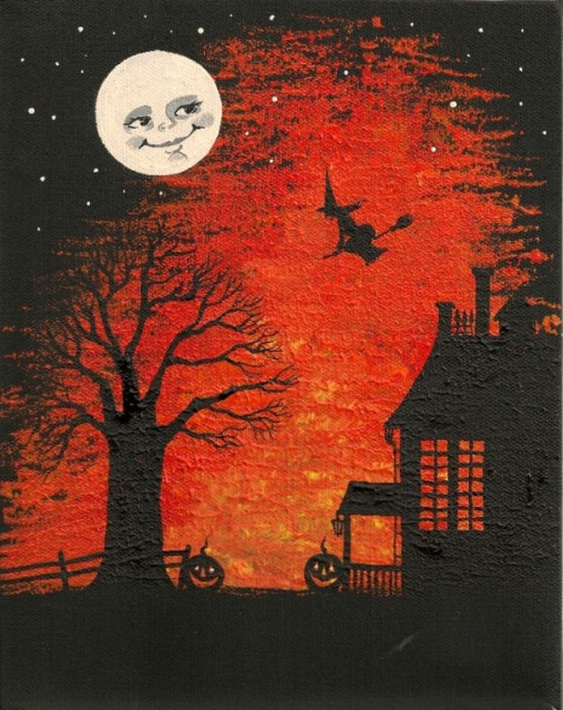 Vintage Halloween Postcards (43 pics)