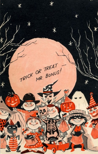 Vintage Halloween Postcards (43 pics)