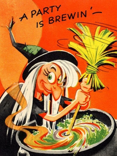 Vintage Halloween Postcards (43 pics)