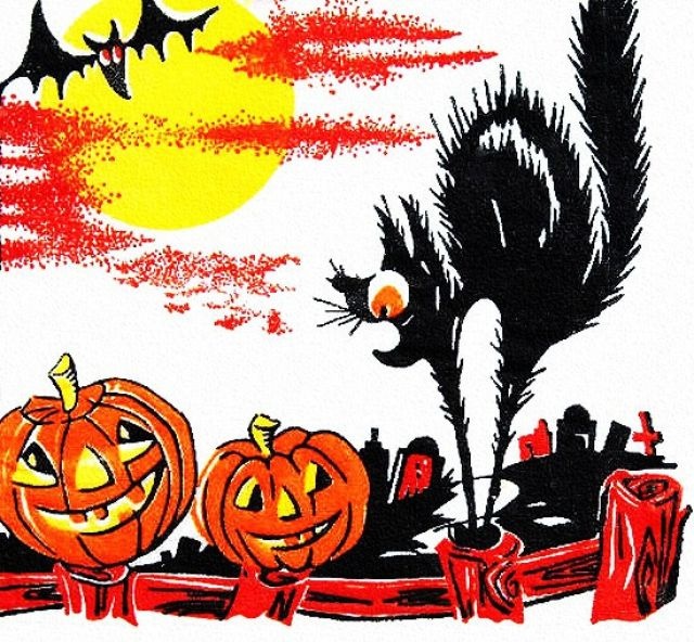 Vintage Halloween Postcards (43 pics)