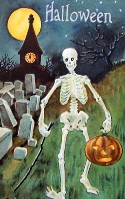 Vintage Halloween Postcards (43 pics)