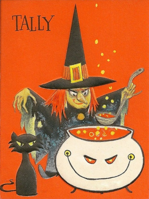 Vintage Halloween Postcards (43 pics)