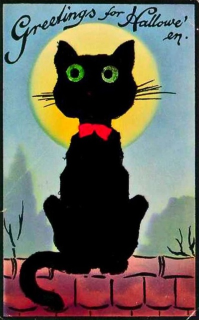 Vintage Halloween Postcards (43 pics)