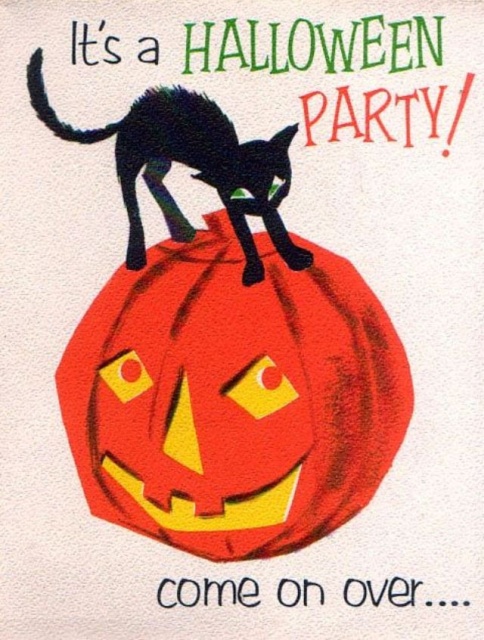 Vintage Halloween Postcards (43 pics)