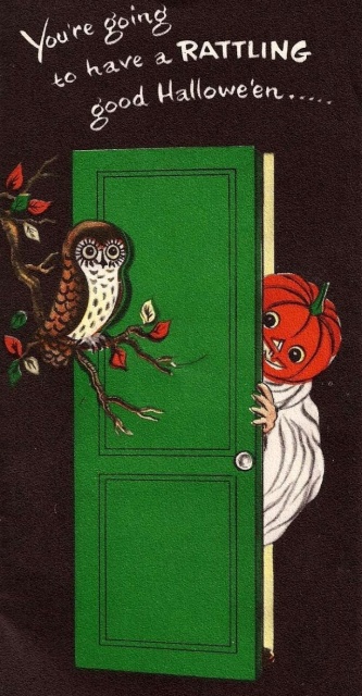 Vintage Halloween Postcards (43 pics)