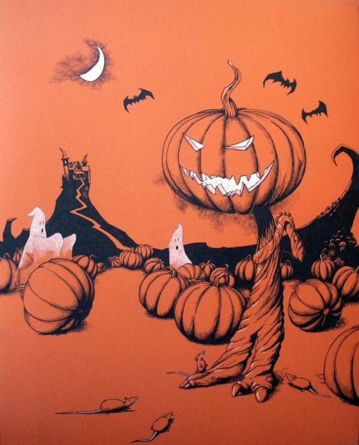 Vintage Halloween Postcards (43 pics)