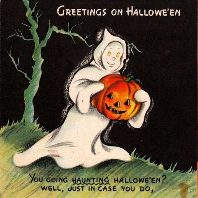 Vintage Halloween Postcards (43 pics)