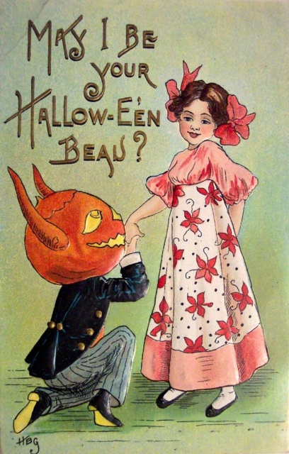 Vintage Halloween Postcards (43 pics)