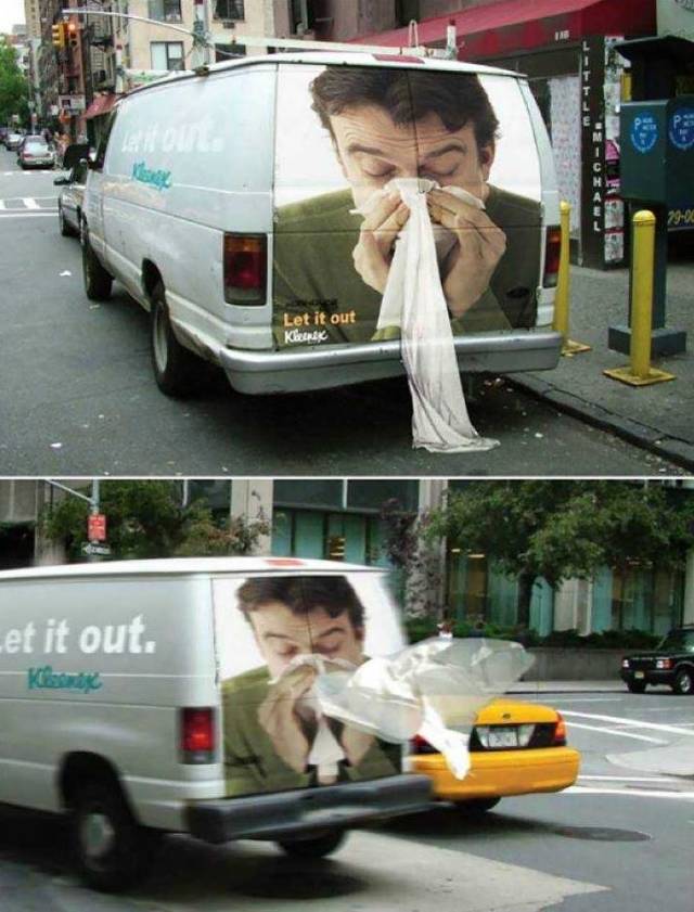 Examples Of Very Smart Outdoor Advertising (21 pics)