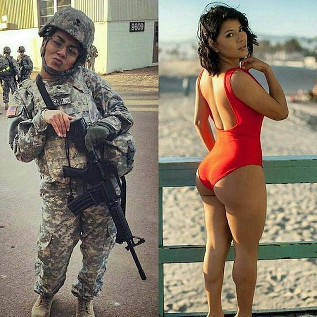 Cute Girls In And Out Of Uniform (18 pics)