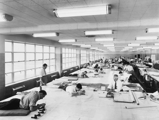 Vintage Photos That Show What Life Was Like Before AutoCAD Was Invented (19 pics)